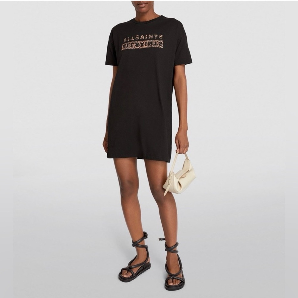 AllSaints Juxta T-shirt Black Dress